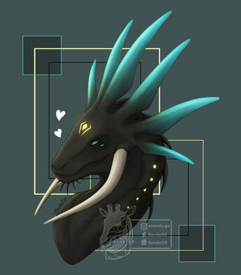 rendered bust (oc is mine)