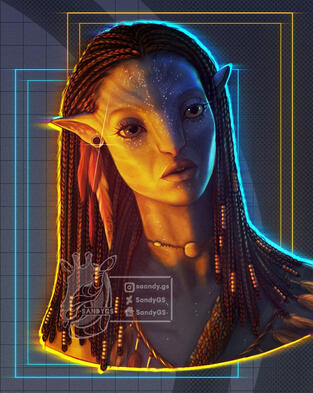 rendered bust (existing/canon character)