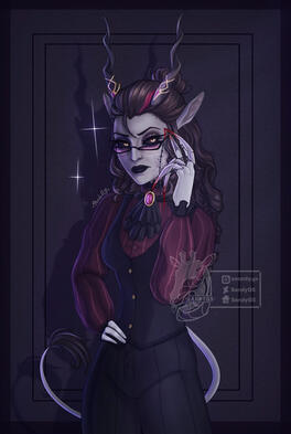 rendered half body (oc is mine)